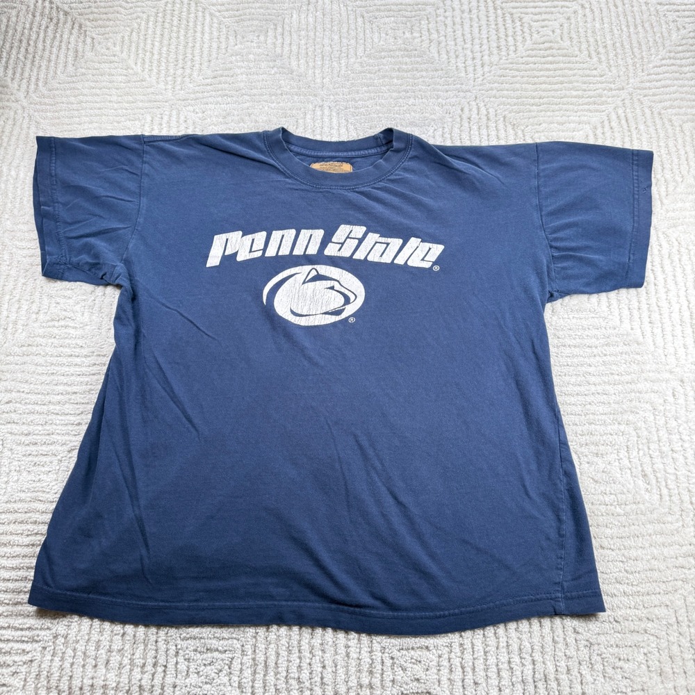 Big Ball Sports Penn State T-Shirt Mens XL Distressed NCAA Gameday Boxy VTG Y2K